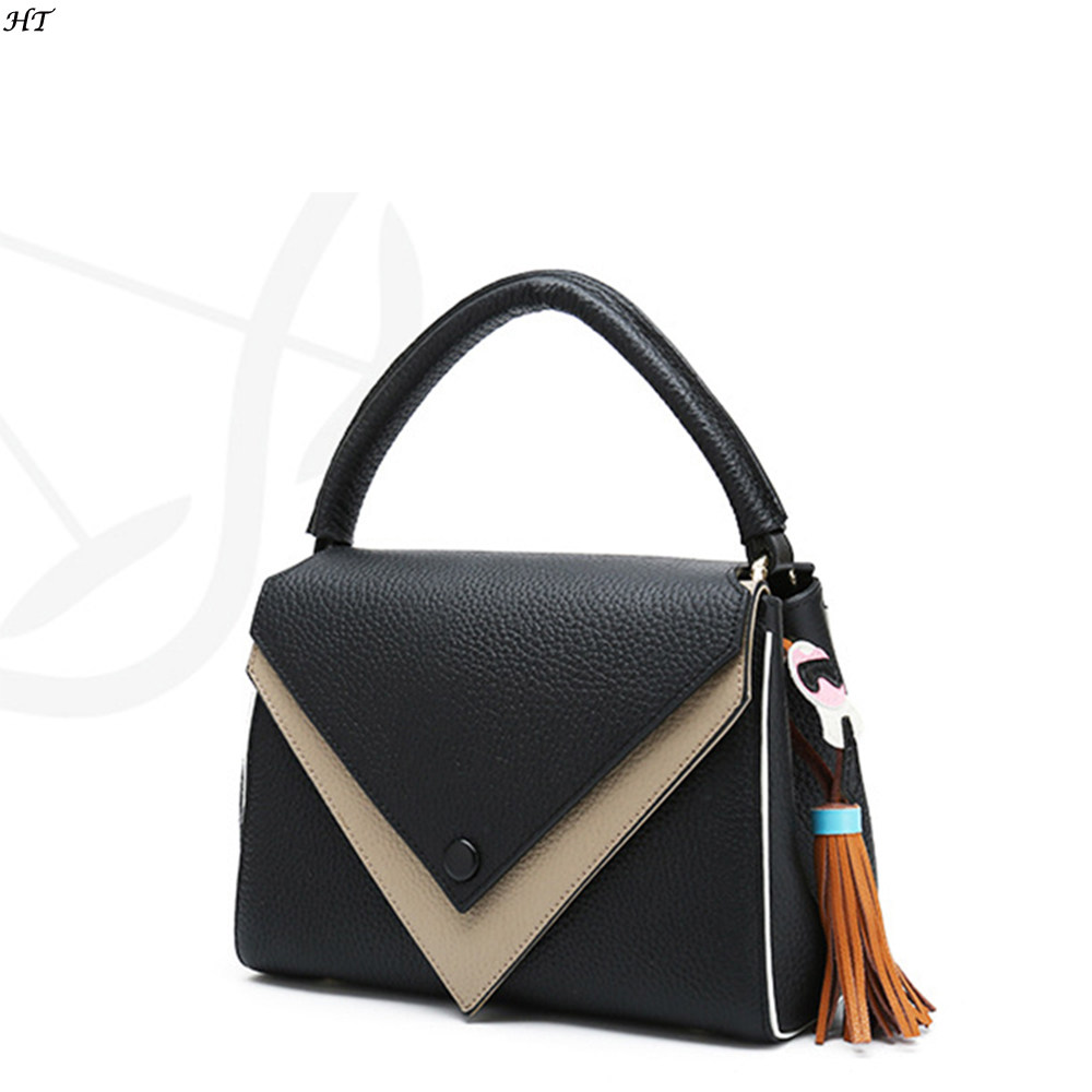 Lady Leather Handbag Lady's large-capacity Joker bag factory outlet Lady's fashion shoulder bag